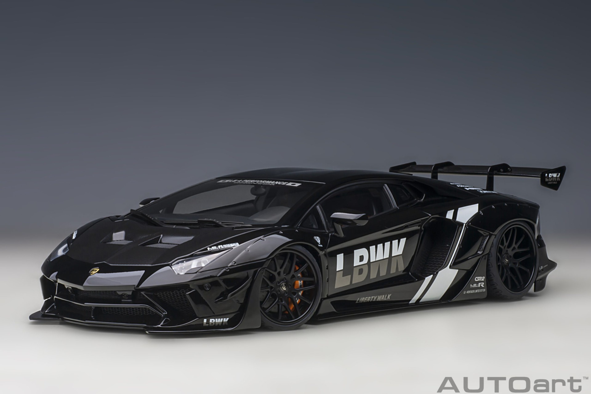 1/18 Autoart Liberty Walk LB-WORKS Lamborghini Aventador Metallic Red New Rare e